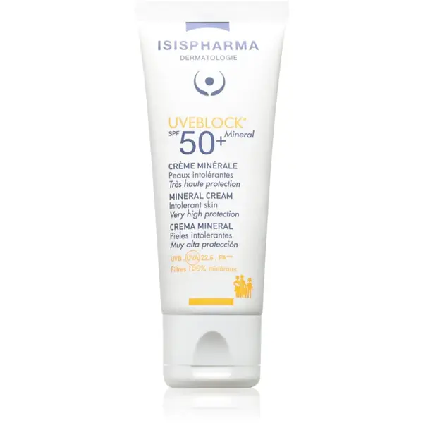 ISISPHARMA Uveblock SPF 50+ Mineral creama minerala SPF 50+ 40 ml