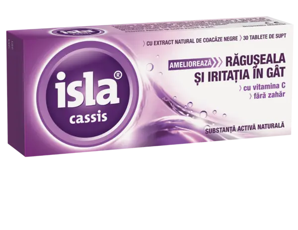 Isla Cassis, 30 tablete de supt, Engelhard Arzneimittel