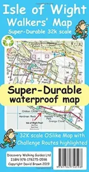Isle of Wight Walkers Map, Sheet Map/David Brawn