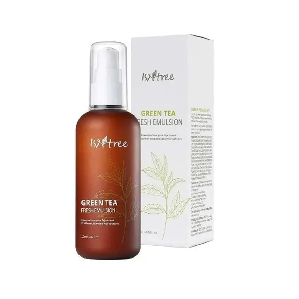 ISNTREE Emulsie proaspătă pe bază de ceai verde Green Tea Fresh Emulsion Volum 120 ml