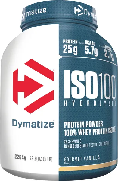 ISO 100, vanilie, 2264 g, Dymatize