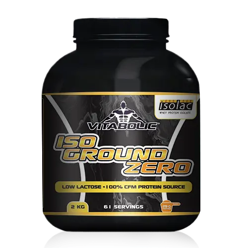 ISO Ground Zero CFM cu aroma White Choco Rasberry, 2kg, Vitabolic