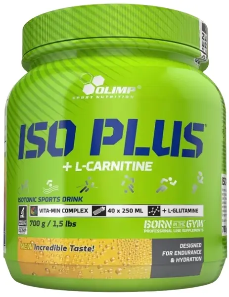 Iso Plus + L-Carnitine, cola, 700 g, Olimp