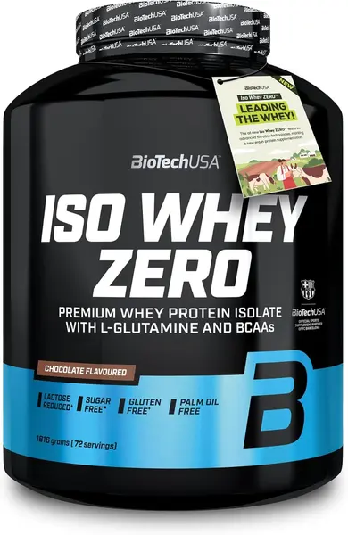 Iso Whey Zero, ciocolată, 1816 g, BioTech USA