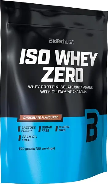 Iso Whey Zero, ciocolată, 500 g, BioTech USA
