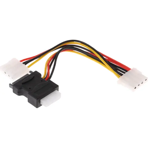 IT-BUDGET Cablu adaptor IT-BUDGET, 1x SATA tata, 3x Molex mama, 20 cm