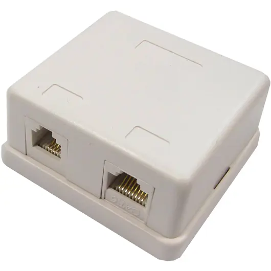 IT-BUDGET Priza de retea combinata RJ-45 + RJ-11, aplicata, UTP cat 6