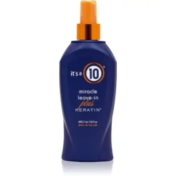 it's a 10 Plus Keratin Miracle Leave-in balsam (nu necesita clatire) pentru par deteriorat si vopsit
