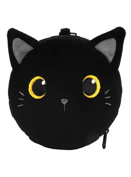 Itotal Pillow With Sleep Mask Black Cat (xl2527)