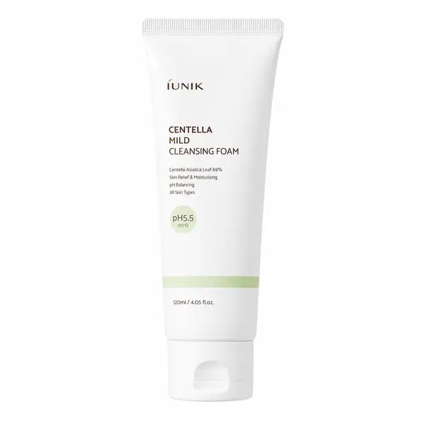 iUNIK – Centella Mild Cleansing Foam, 120ml