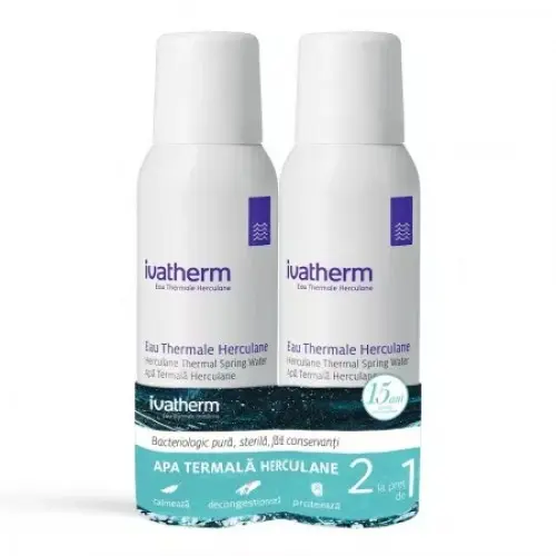 Ivatherm pachet apa termala Herculane 100ml (1+1) Zephyr Labs