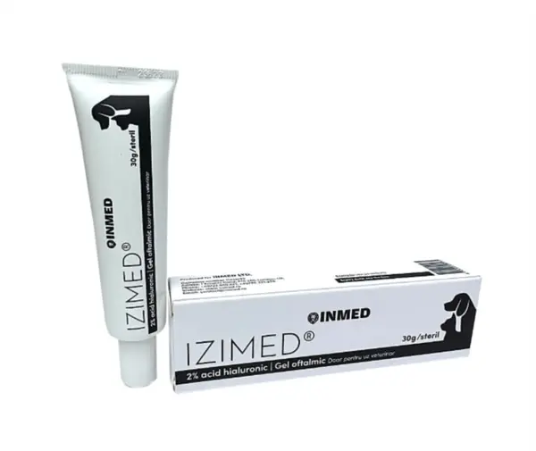 Izimed, Gel oftalmic cu 2% acid hyaluronic pentru caini si pisici , 30 g