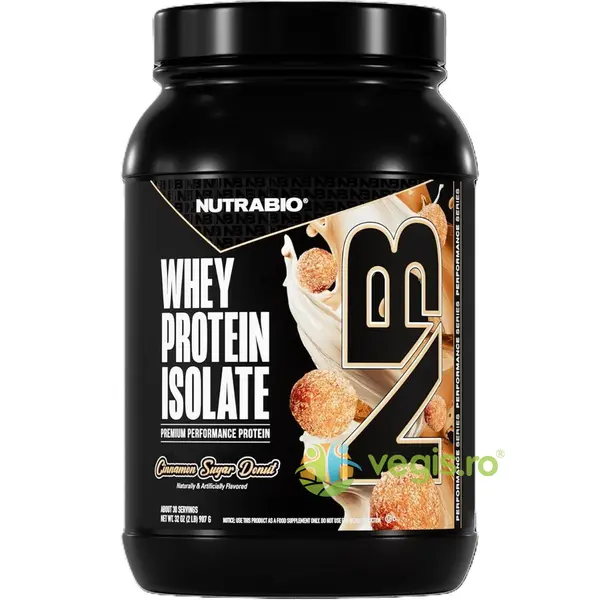 Izolat Proteic din Zer cu Aroma de Gogosi cu Scortisoara si Zahar 907g