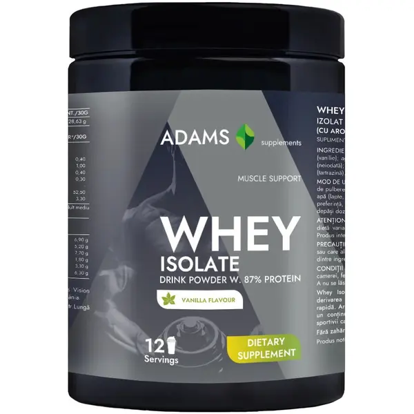 Izolat Proteic din Zer cu Aroma de Vanilie 360g