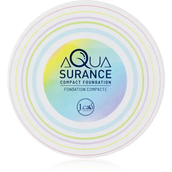 J.Cat Beauty Aquasurance pudra compacta pentru acoperire medie spre maxima culoare 101 Ivory 9 g