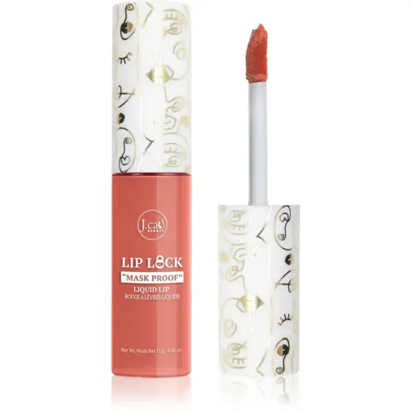 J.Cat Beauty Lip Lock Ruj de buze lichid, de lunga durata cu efect matifiant culoare 105 Essential 10 g