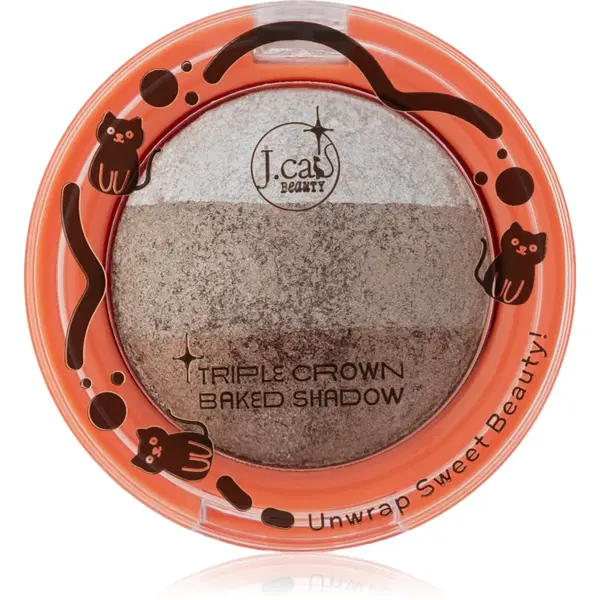 J.Cat Beauty Triple Crown farduri de ochi de lungă durată culoare 103 Gingerbread 2.5 g