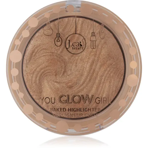 J.Cat Beauty You Glow Girl iluminator compact culoare 102 Twilight 8.5 g