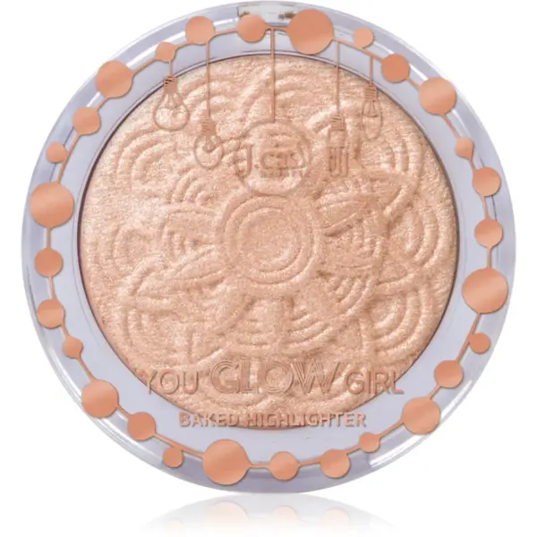 J.Cat Beauty You Glow Girl iluminator compact culoare 105 Moon Light 8.5 g