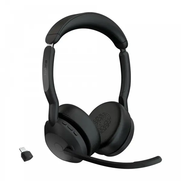 Jabra Jabra 25599-989-899 casca audio & casca cu microfon Casti Fara fir Banda de fixare pe cap Birou/Call center Bluetooth Stand de incarcare Negru