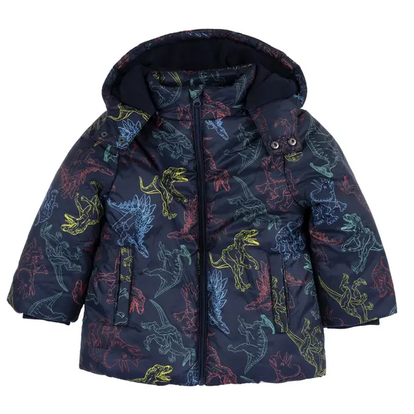 Jacheta copii Chicco impermeabila, Bleumarin Cu Model, 87841-67MC