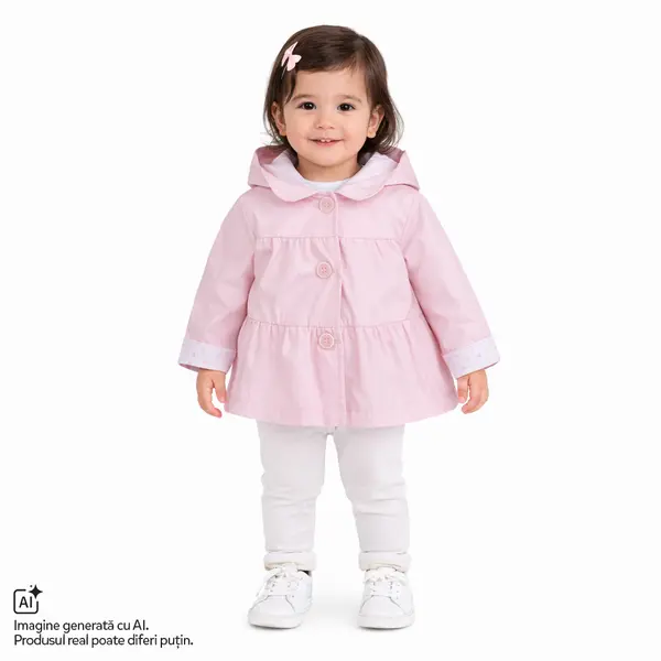 Jacheta copii Chicco impermeabila, Roz, 02080-70MFCO