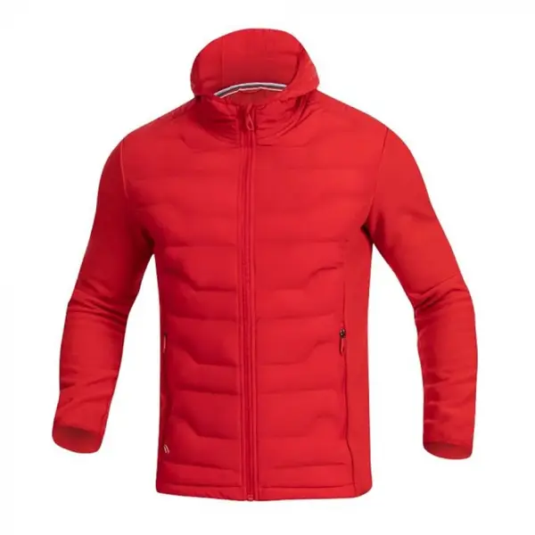 Jacheta de iarna cu gluga rosie, culoarea rosu, 88% nailon, 12% spandex, Ardon NYPAXX 3XL, ROȘU