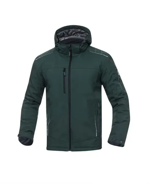 Jacheta de iarna cu gluga verde 100% poliester, Ardon WINTER VISION M, VERDE