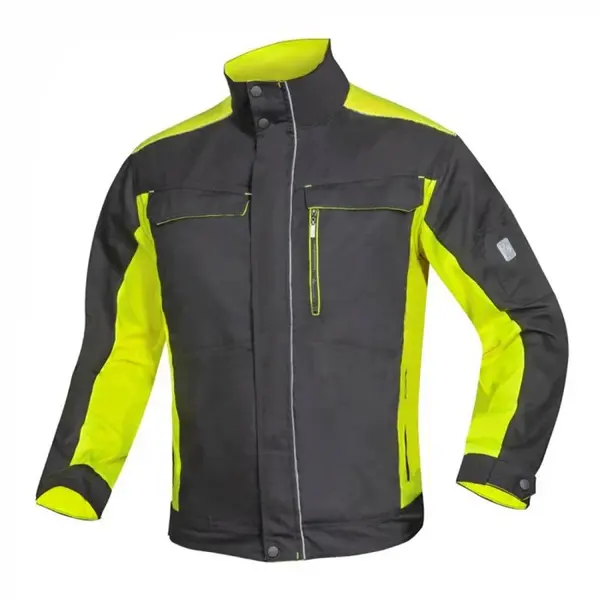 Jacheta de iarna neagra-galbena, culoarea negru, Ardon NEON 4XL, NEGRU-GALBEN