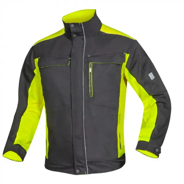 Jacheta de lucru neagra 65% poliester, culoarea negru, Ardon NEON S, NEGRU