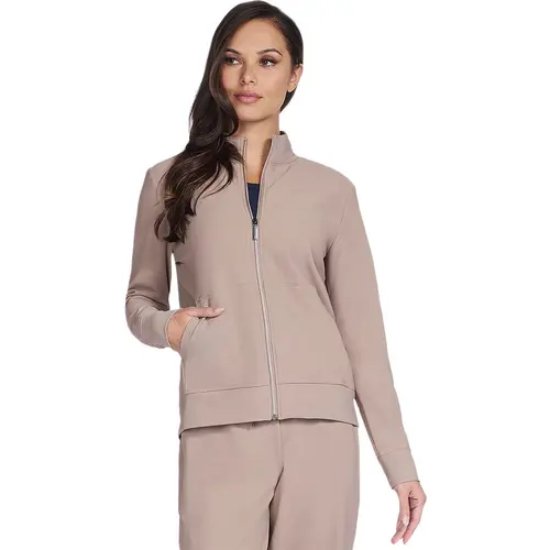 Jacheta femei Skechers GO Luxe Rib Everyday Full Zip Jacket JA293-TPBR