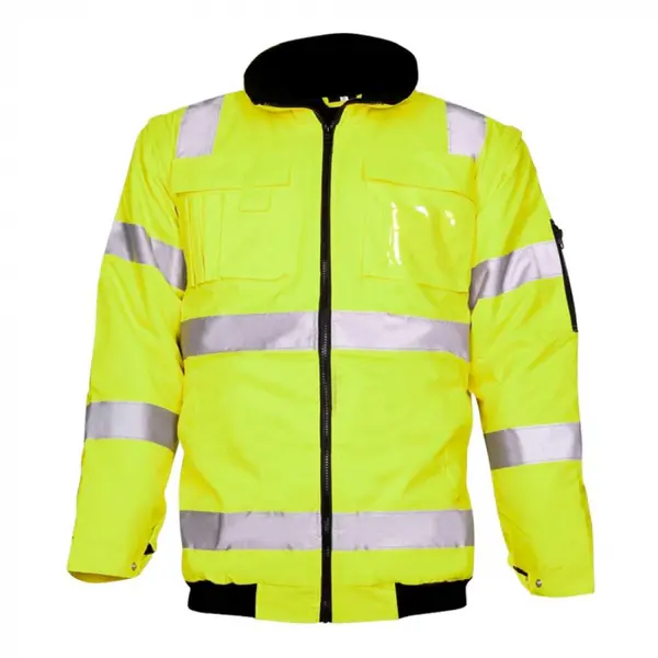 Jacheta galbena de lucru reflectorizanta 2 in 1, HOWARD M, GALBEN FLUO