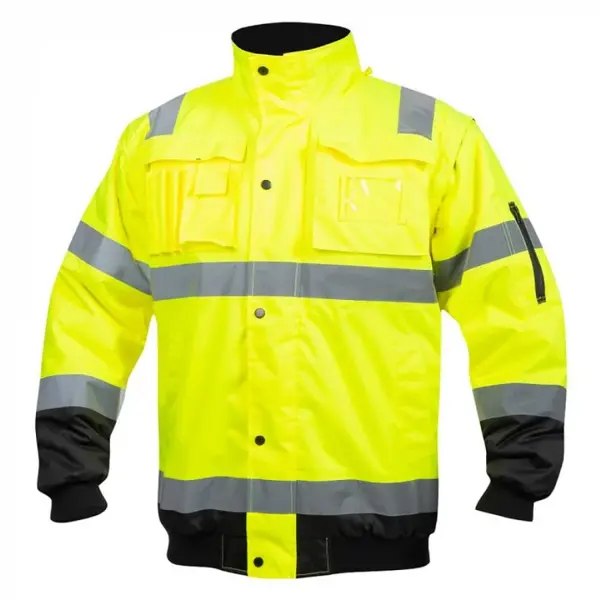 Jacheta galbena de lucru reflectorizanta barbati, 2 in 1 Ardon HOWARD S, GALBEN-NEGRU