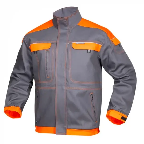 Jacheta gri-portocaliu de lucru, 100% bumbac, Ardon COOL TREND S, GRI-PORTOCALIU