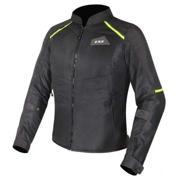 Jacheta LS2 Breeze Lady, negru galben, marime L