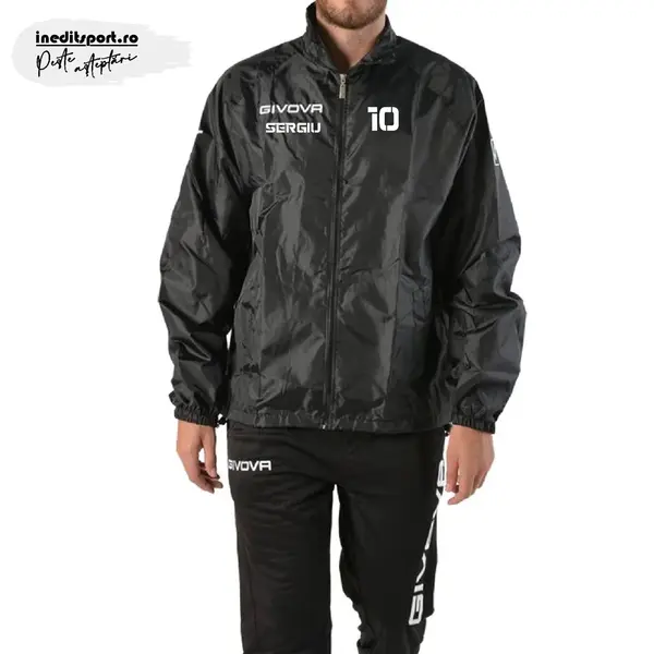 Jacheta ploaie GIVOVA RAIN BASICO JG S, Negru