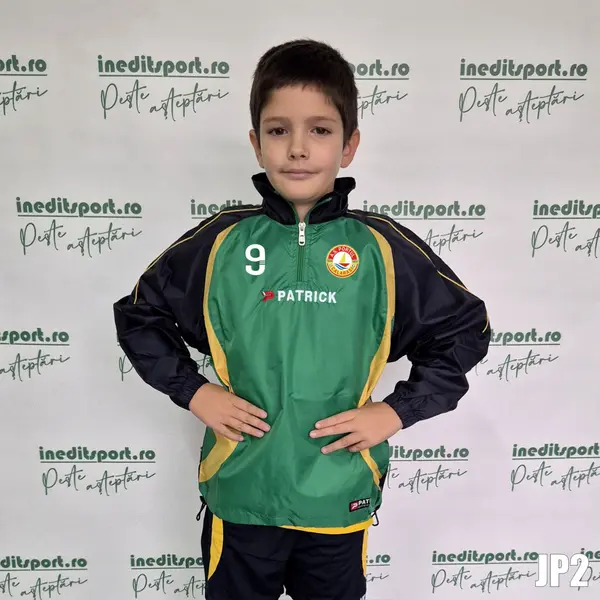 Jacheta ploaie personalizabila PATRICK JP2 3XS, VERDE CU BLEUMARIN