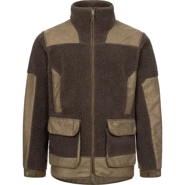 Jacheta Sherpa Fleece Dark Brown Marime 3XL