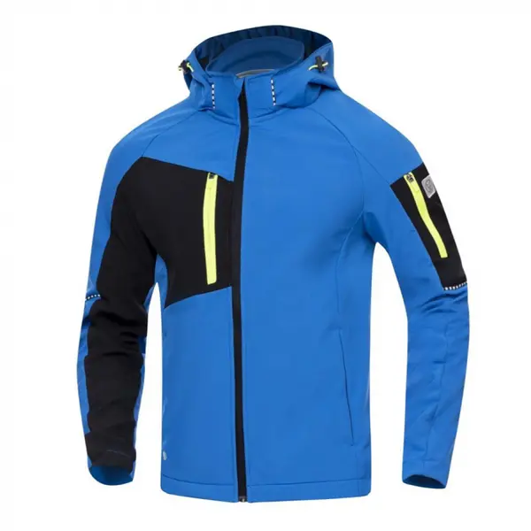 Jacheta softshell albastra cu gluga, culoarea albastru, Ardon CITYCONIC 3XL, ALBASTRU