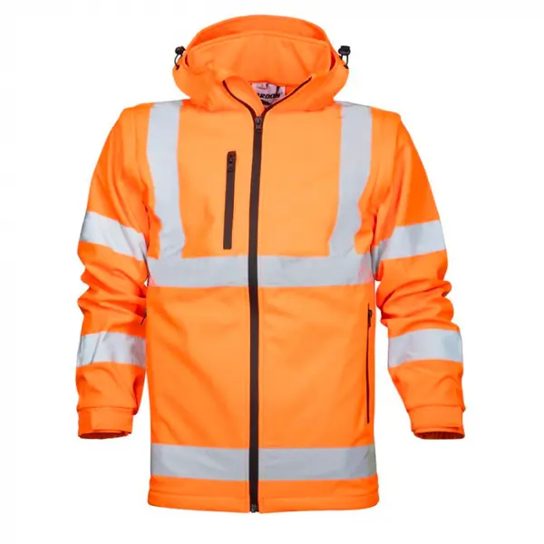 Jacheta softshell de barbati reflectorizanta, portocaliu, Ardon REF 501 M, PORTOCALIU FLUO