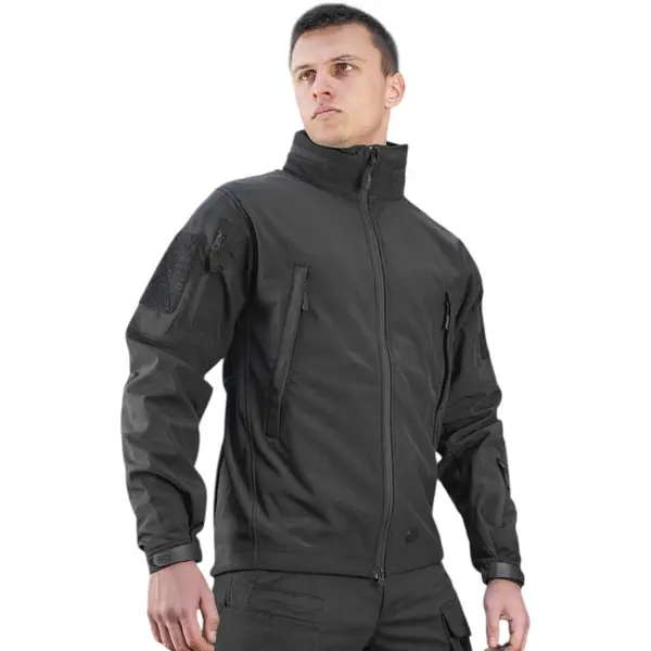 Jacheta tactica SoftShell neagra M-TAC - 2XL