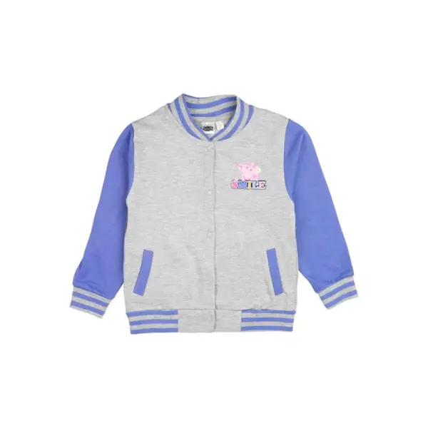 Jacheta tip colegiu pentru fete, multicolor, 100% bumbac, Smile, Peppa Pig Engros