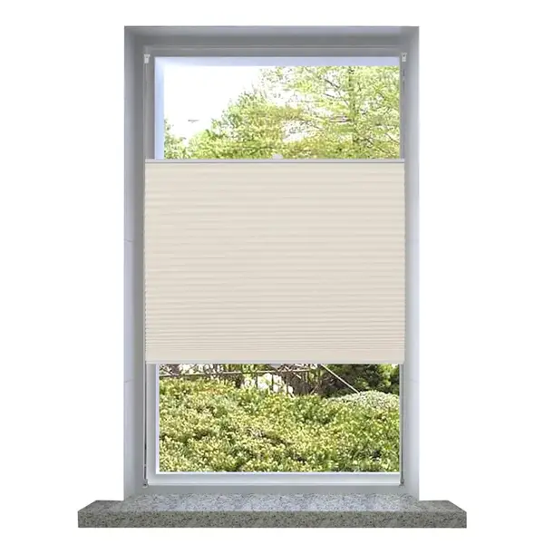 Jaluzea plisata, crem, 40x125 cm