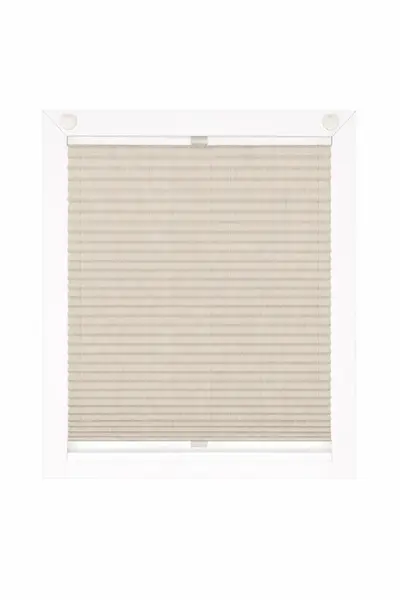 Jaluzea plisată semitransparentă ORVI1302 – Culoare crem texturat