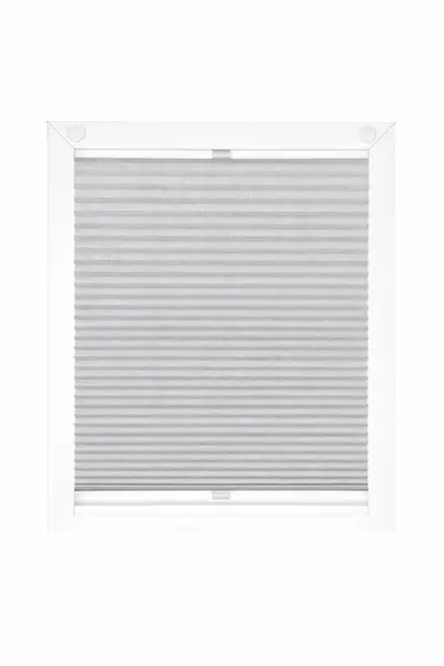 Jaluzea plisată semitransparentă ORVI1305 – Culoare gri deschis texturat