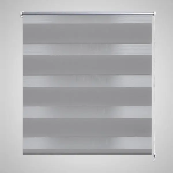 Jaluzea tip zebra, 120 x 175 cm, gri
