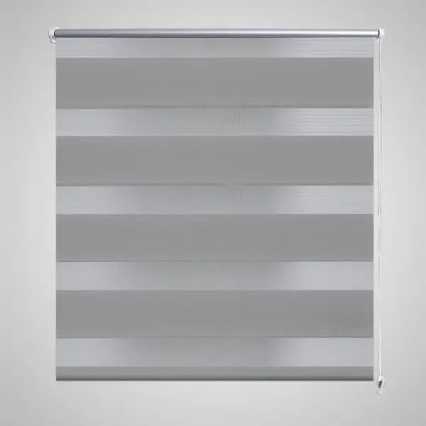 Jaluzea tip zebra, 120 x 230 cm, gri