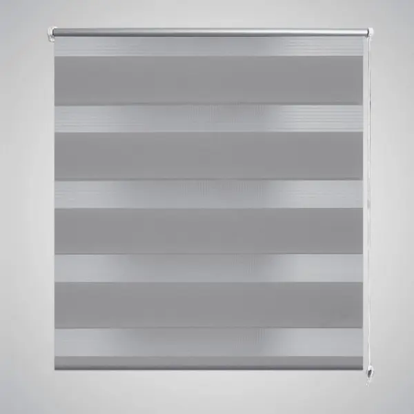 Jaluzea tip zebra, 80 x 175 cm, gri
