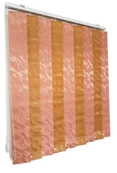 Jaluzele verticale BEATA 9609 / 9605 somon maro deschis – jaluzele verticale moderne complete cu prindere pe tavan