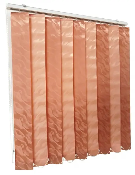 Jaluzele verticale BEATA 9609 / 9625 somon roz – jaluzele verticale moderne complete cu prindere tavan inclus
